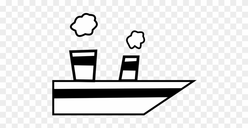 Cartoon Ship Vector Graphics - سفينة Clipart #679529