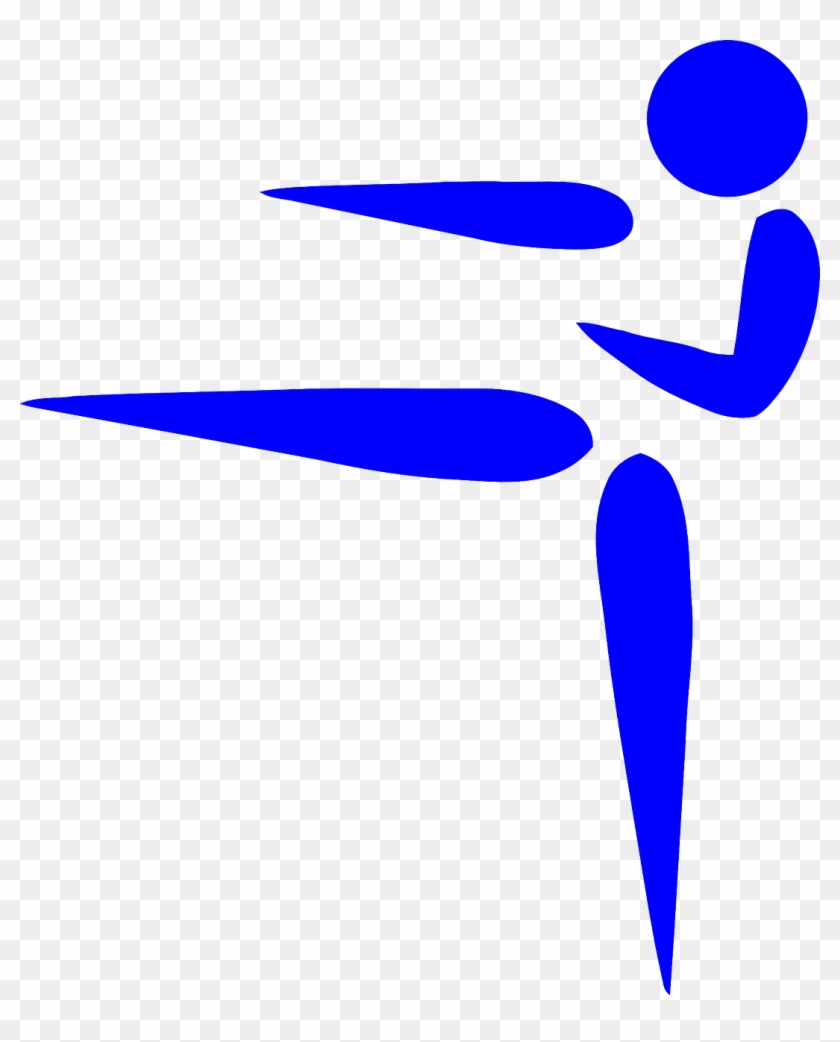 Sport Icon Stickman Stick Figure Png Image - Self Defense Stick Figure #679727
