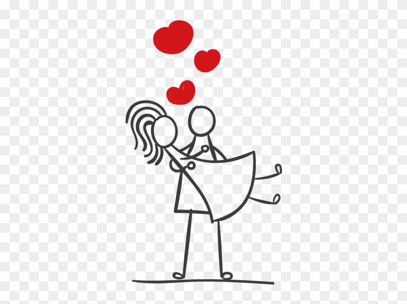 Stick Figure Couple Marriage - Stickman Couple Png #679743