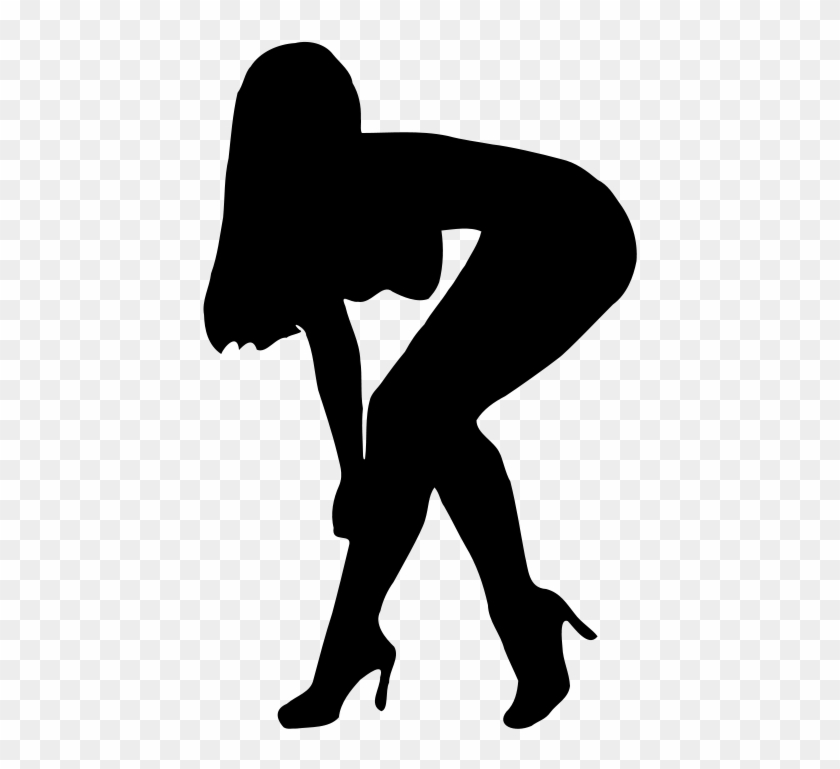 Filewoman Silhouette - Clip Art #679817