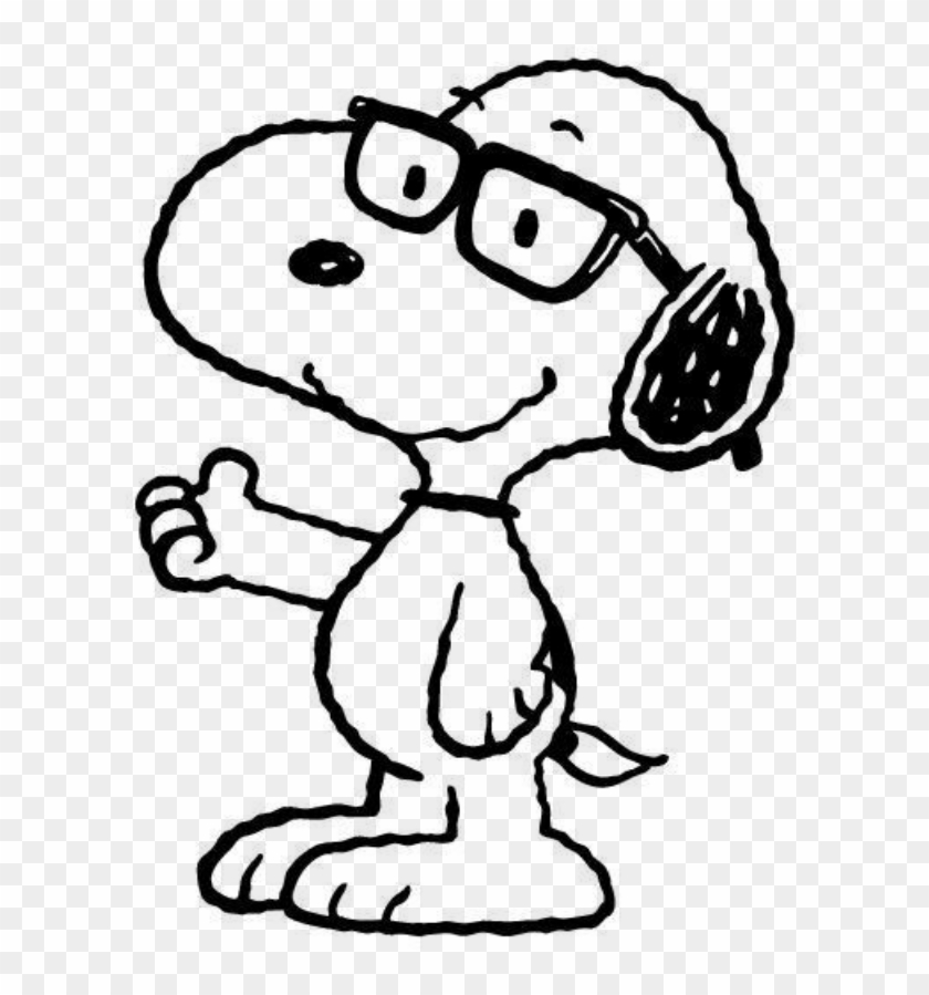 Snoopy Nerd By Bradsnoopy97 On Deviantart - Snoopy Thumbs Up #679828