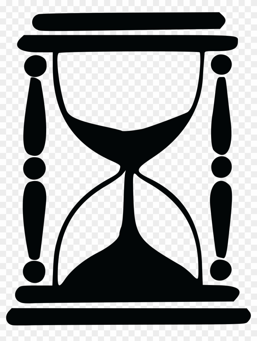 Free Clipart Of An Hourglass - Hourglass Silhouette #120797