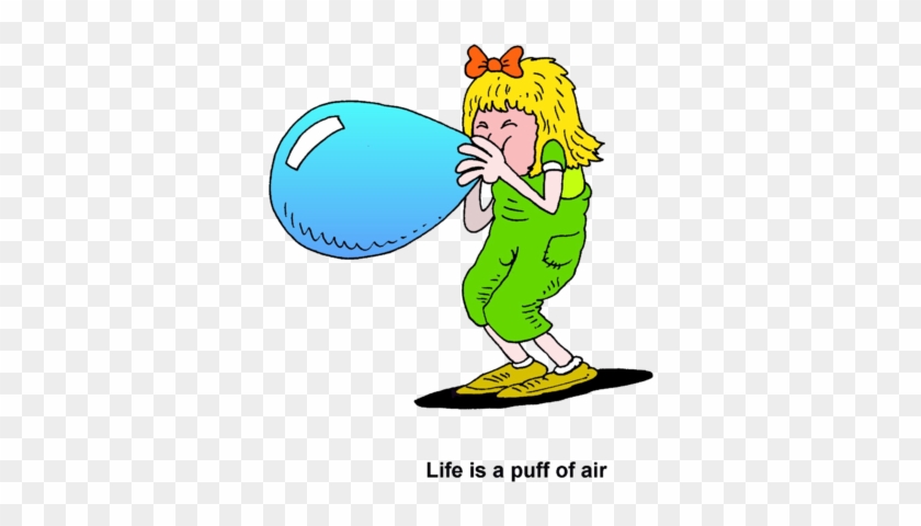 Blowing Balloon - Blow Up Balloon Clipart #121021