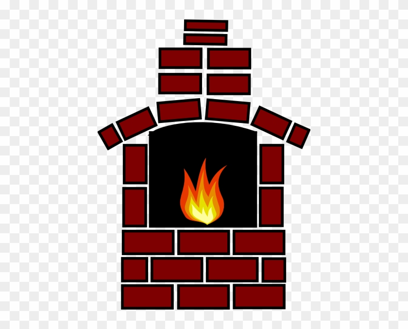Brick Oven With Flame Clip Art At Clker - Clip Art #121106