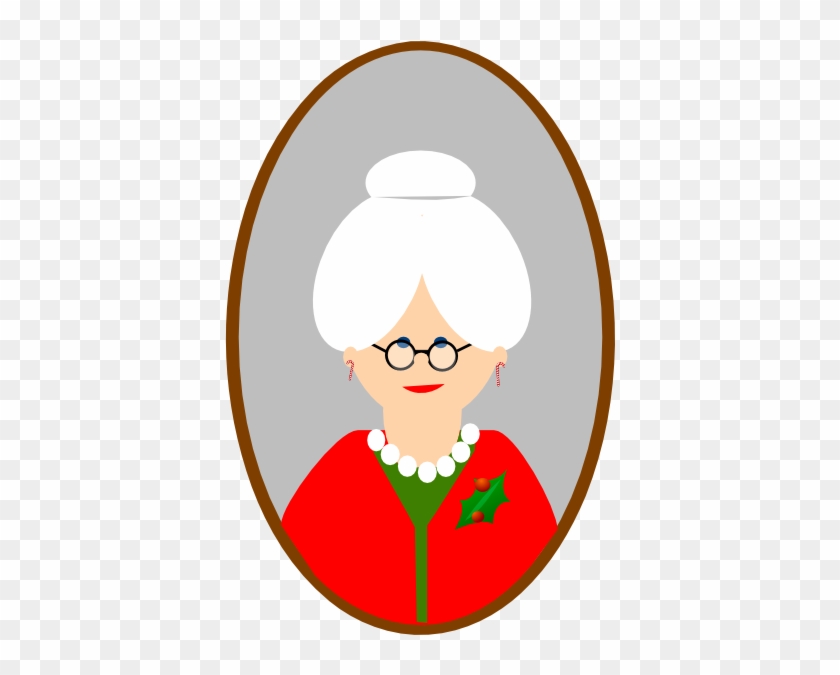 Santa Clause Clip Art Microsoft Keywords - Mrs Claus Cartoon Face #121132