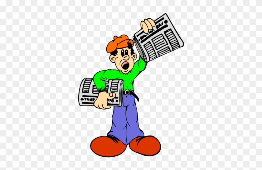 Festivity - Clipart - Newspaper Boy Clipart #121316