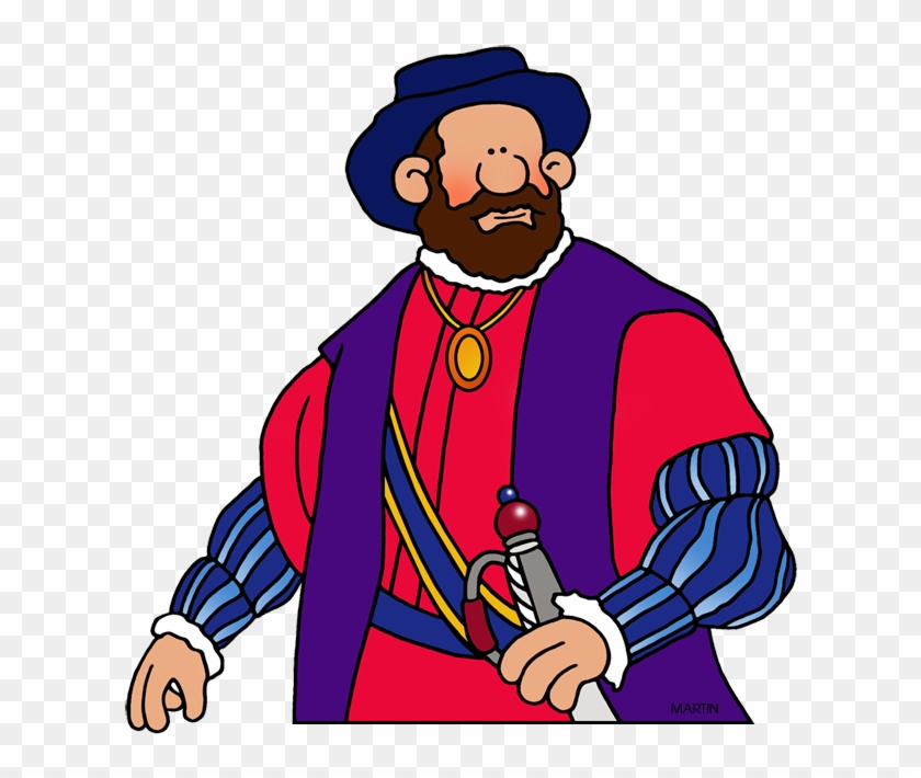 Ferdinand Magellan - Spanish Explorers Clipart #121389