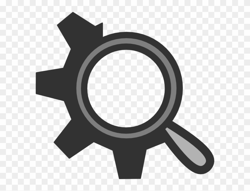 Search - Gear Magnifying Glass Icon #121398