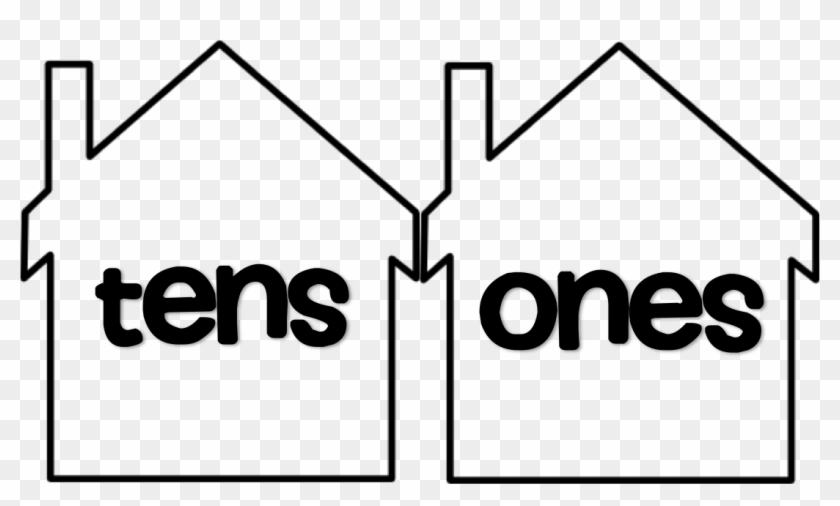 Clipart Of Tens And Ones Go Mab Free Clip Art Images - Place Value House Tens And Ones #121605