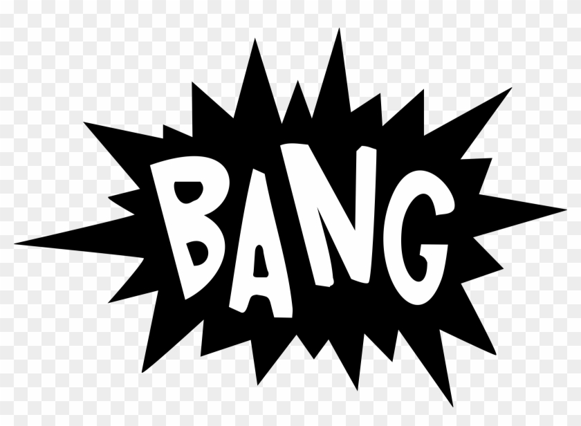 Clipart - Bang - Onomatopoeia Clipart #121608