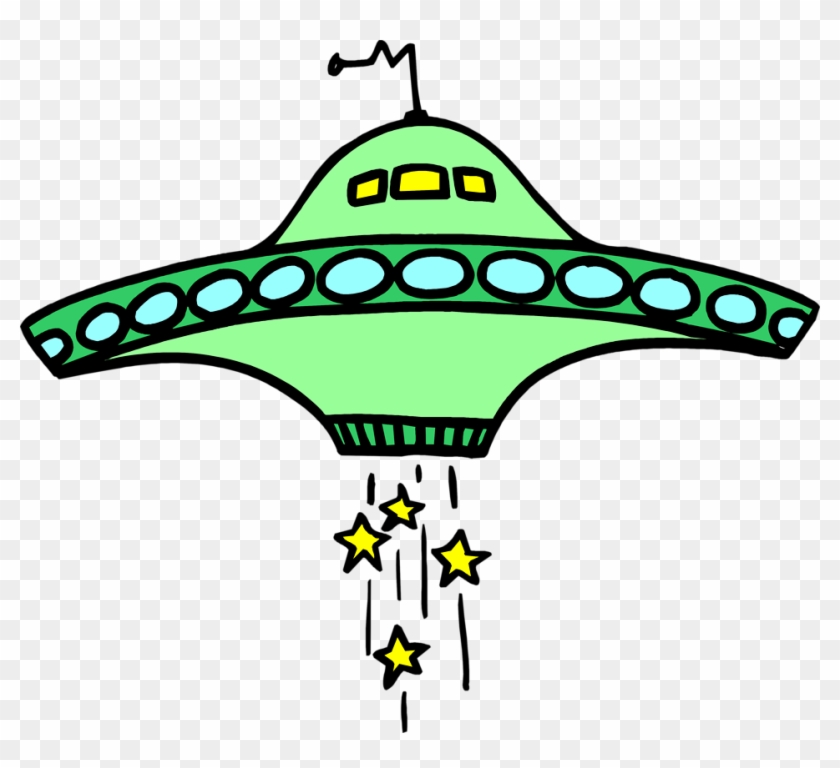 Spaceship Clipart Flying Saucer - Free Clipart Sci Fi #121741