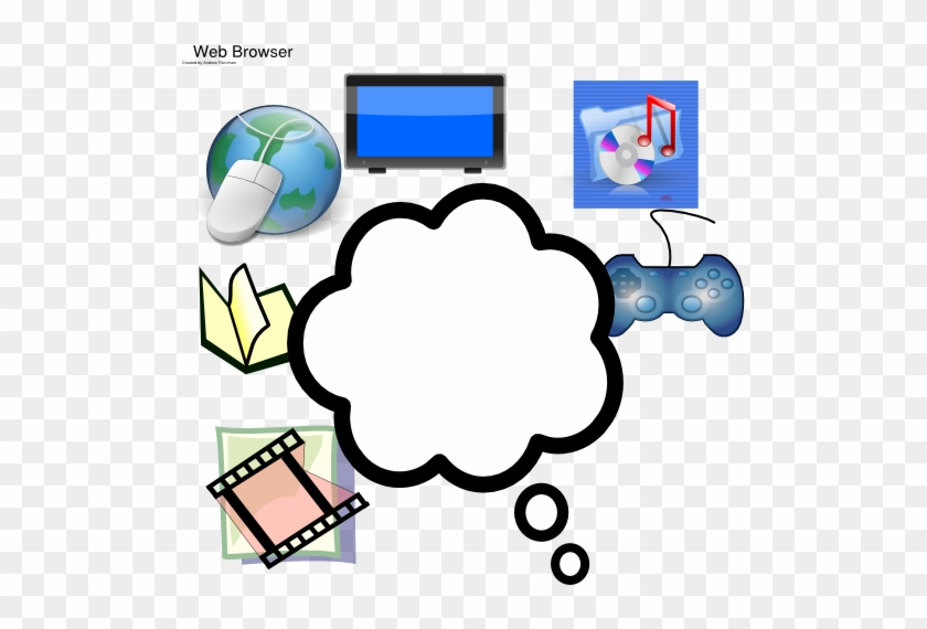 Media Thinking Clip Art - Thought Bubble Pdf #121832