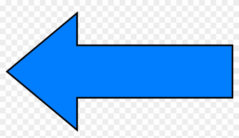 Arrows Blue - Blue Arrow Pointing Left #121869