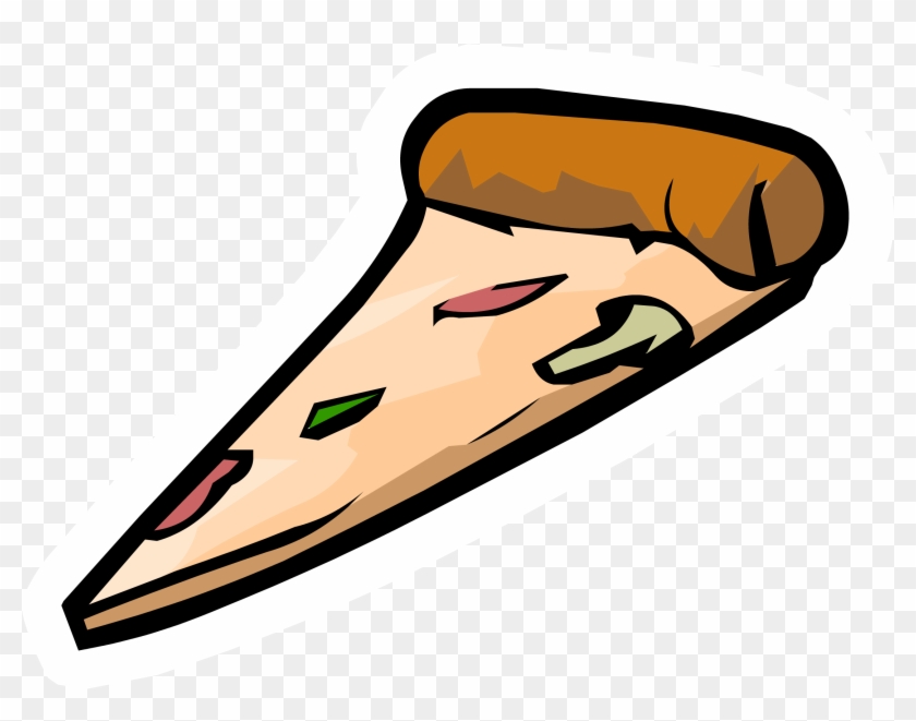 Pizza Slice Cartoon - Club Penguin Pizza Slice Pin #121904