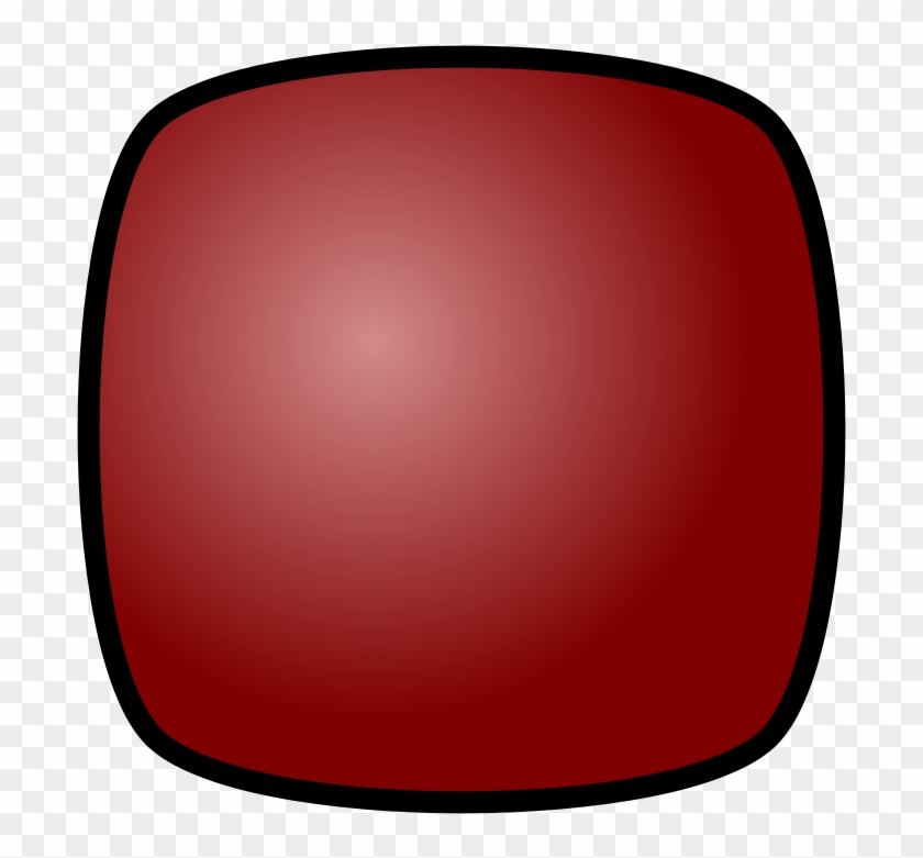 Stop Button, Red, For Media Player - Clip Art #122011