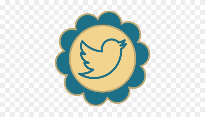 Twitter Retro Social Media Icons Png Png Images - Twitter Logo Png #122089