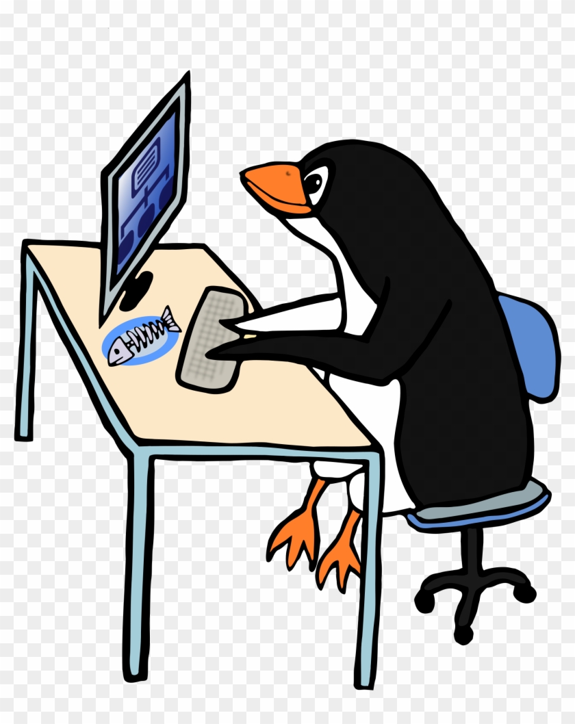 Image Result For Computer Clip Art - Animal Using Computer Cartoon #122195