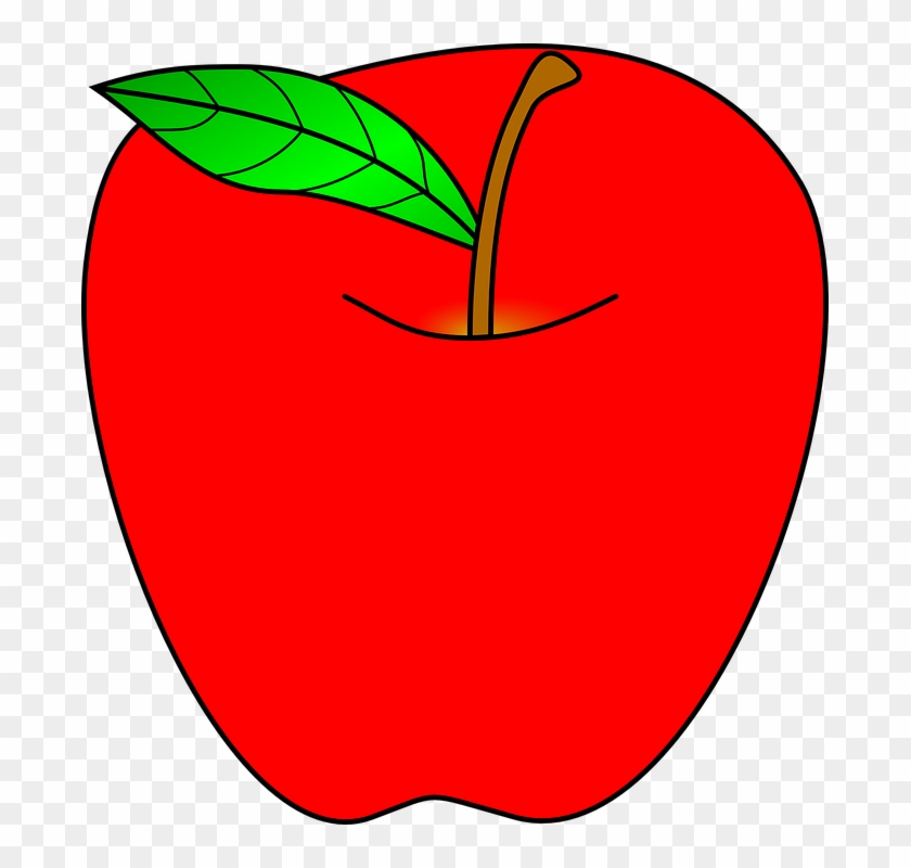 Apple Computer Clipart - Red Apple Clipart #122245