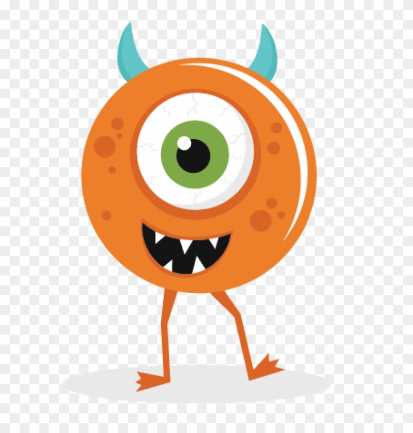 Cute Monster Clipart One Eyed Monster Svg Cut File - One Eyed Monster Cartoon #122310