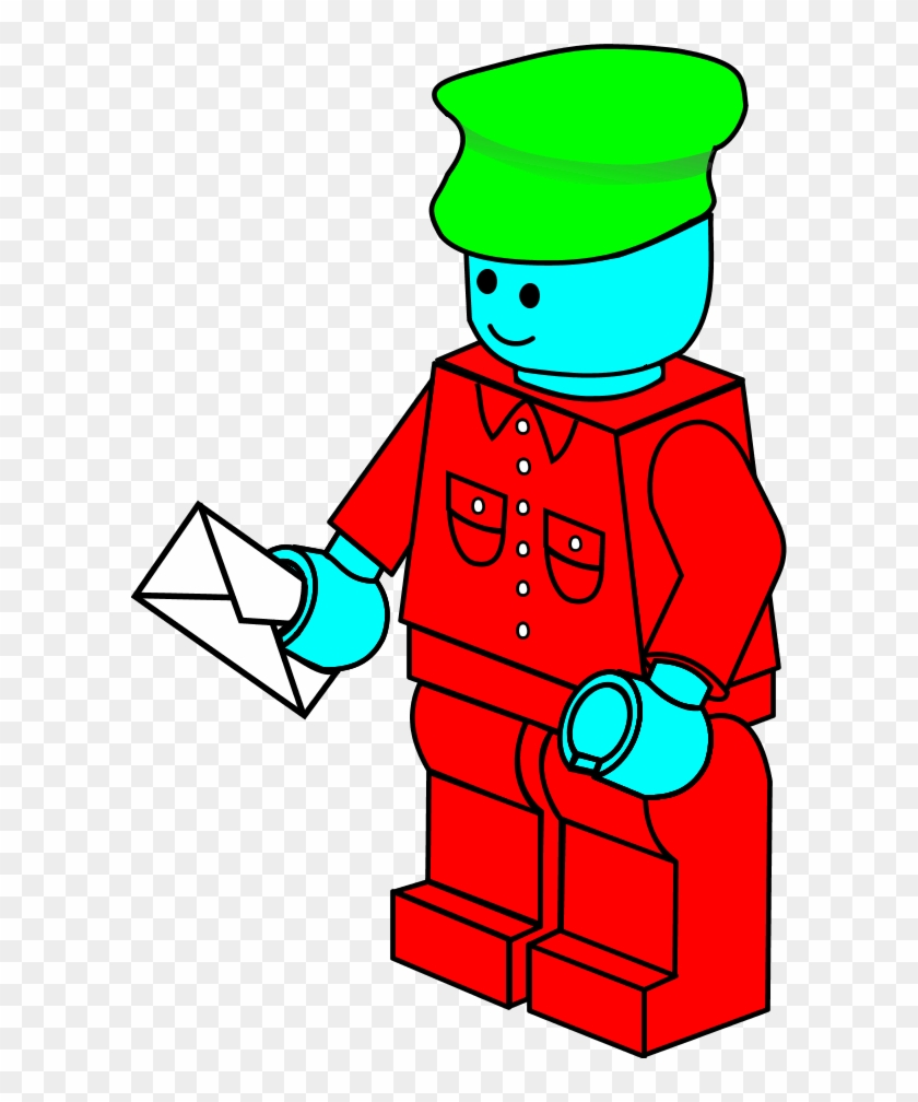 Lego Town Postman - Lego Clipart #122602