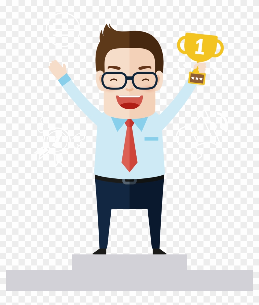 Web Design Clip Art - Successful Man Clip Art #122677