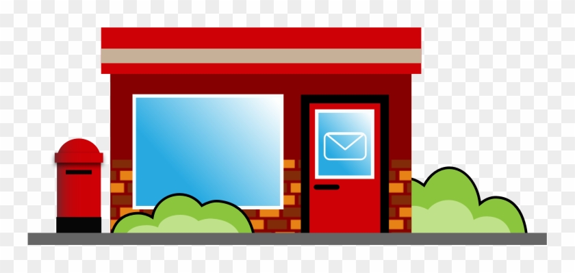 Clipart Post Office - Post Office Clipart #122693