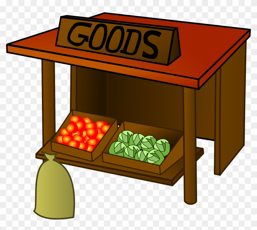 Marketplace Market Stall Farmers Market Clip Art - Market Stall Clip Art #122754