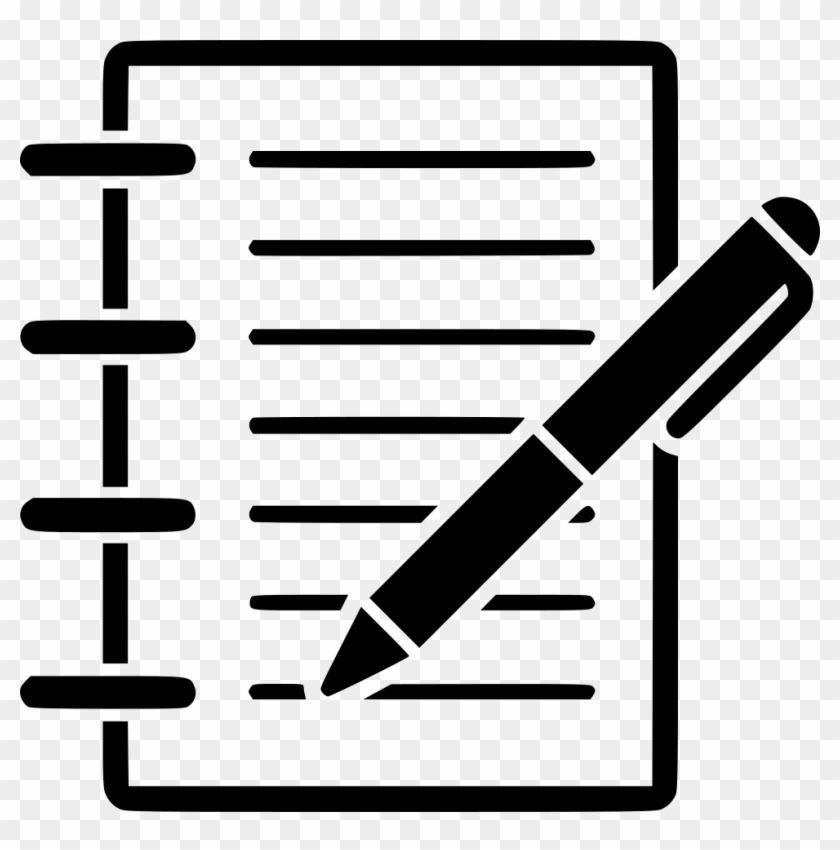Modify Document Business Records Office Note Pencil - Pencil And Note Icon #122807