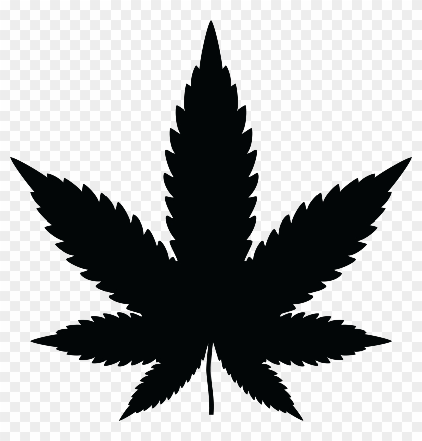 Info Marijuana Leaf Silhouette Clipart Free Downloads - Weed Leaf Silhouette #122873