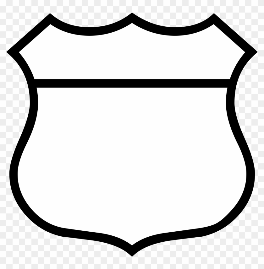 File - Blank Shield - Svg - Draw A Police Badge #122888