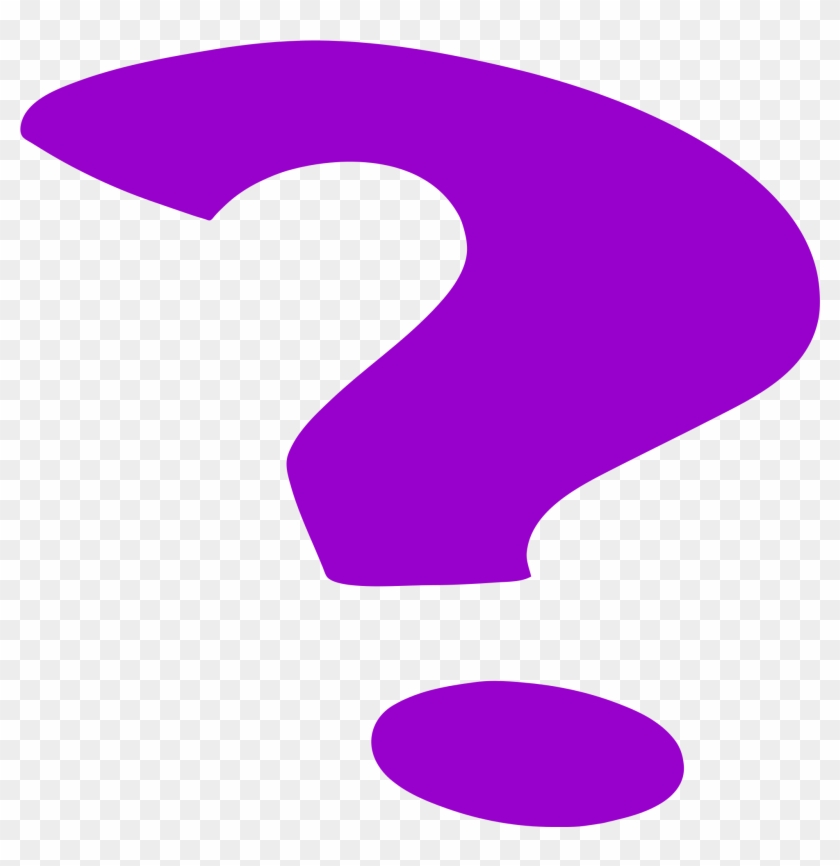 Purple Question Mark - Purple Questionmark #122915