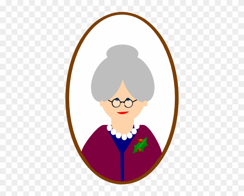 Grandmother Clip Art - Animated Picture Of Grandmother #123037