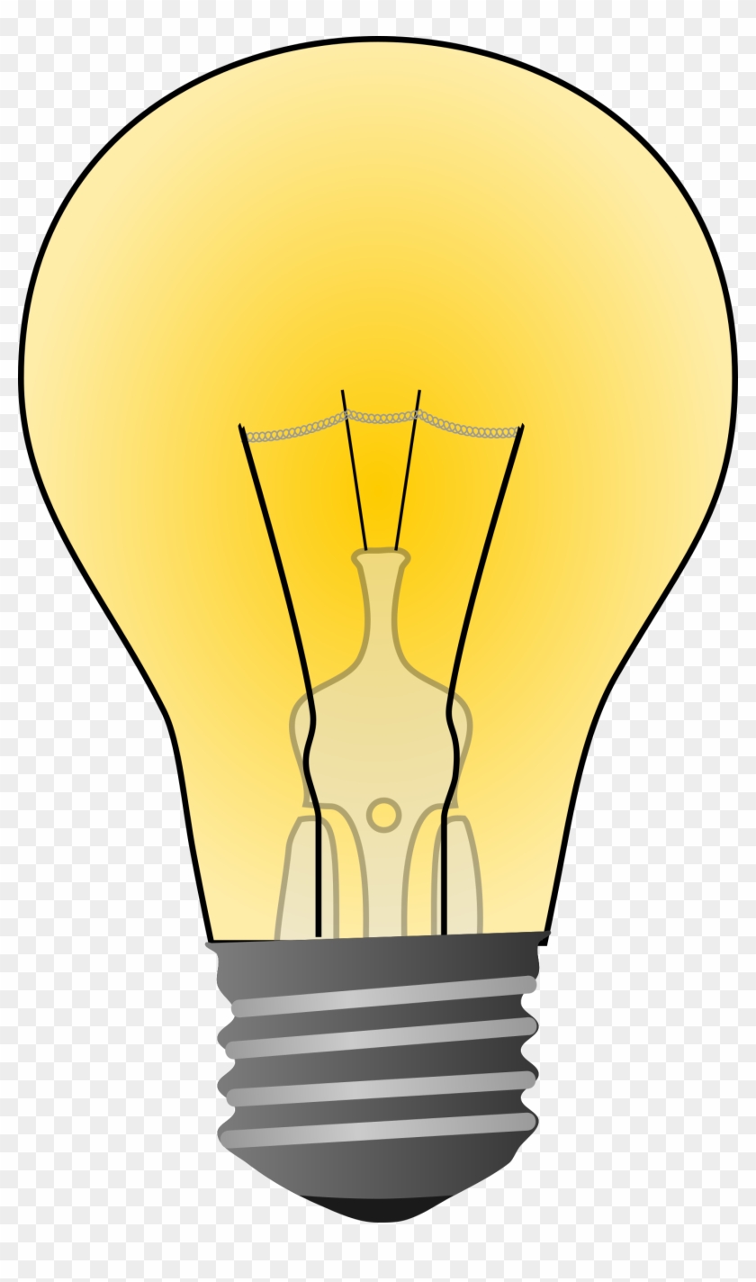 Microsoft Clipart Light Bulb - Incandescent Light Bulb Clip Art #123096