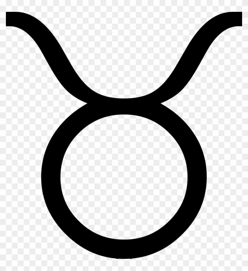 Free Vector Zodiac Taurus Clip Art - Taurus Symbol #123210