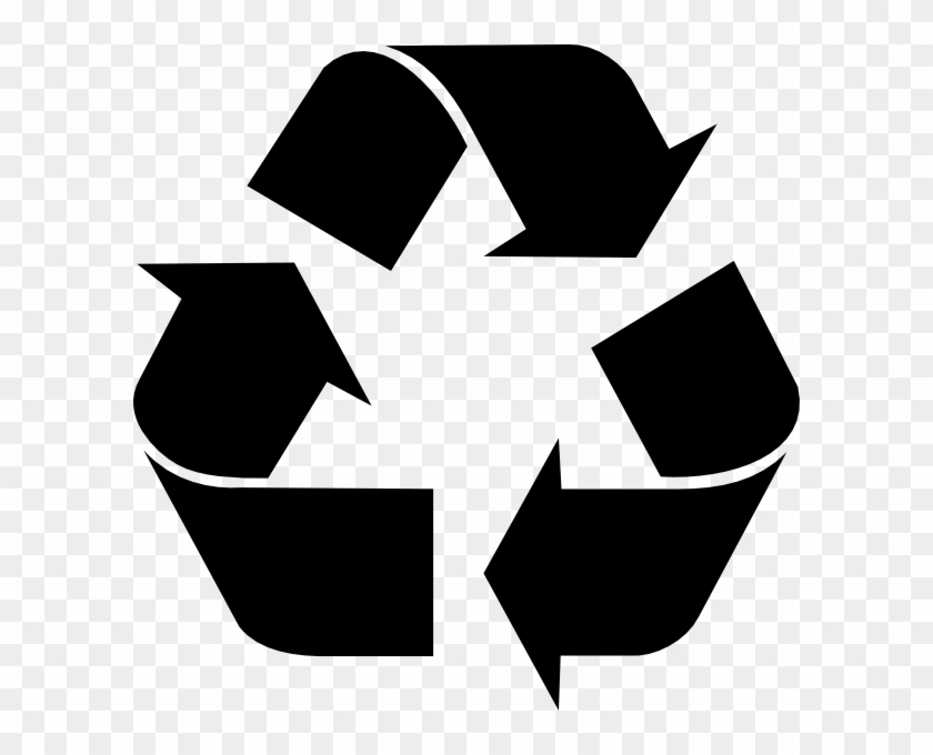 Free Vector Recycling Symbol Clip Art - Recycle Icon #123278