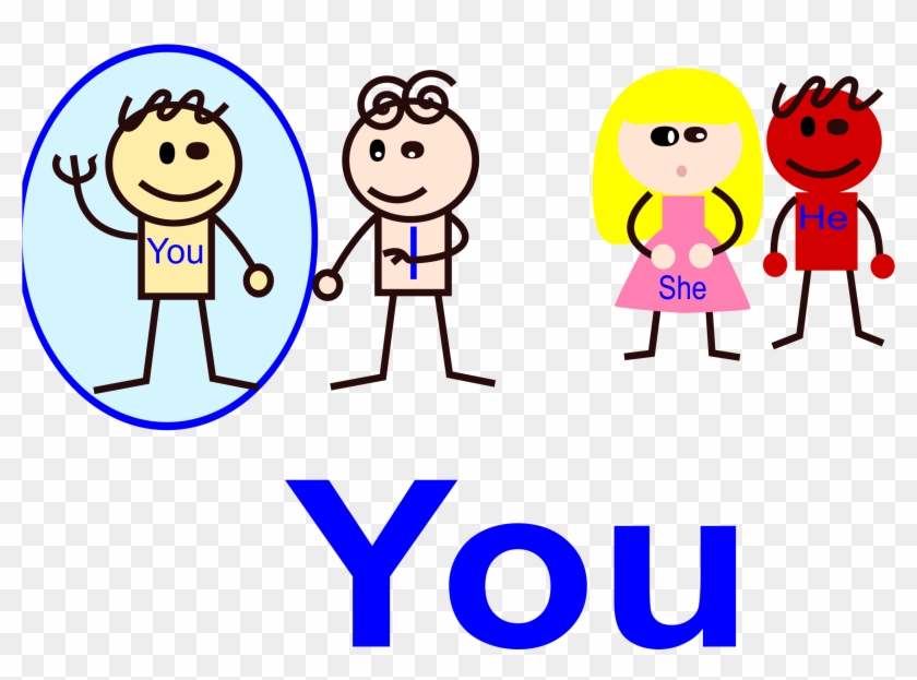 Clipart Of You Pronoun - You Pronoun #123389