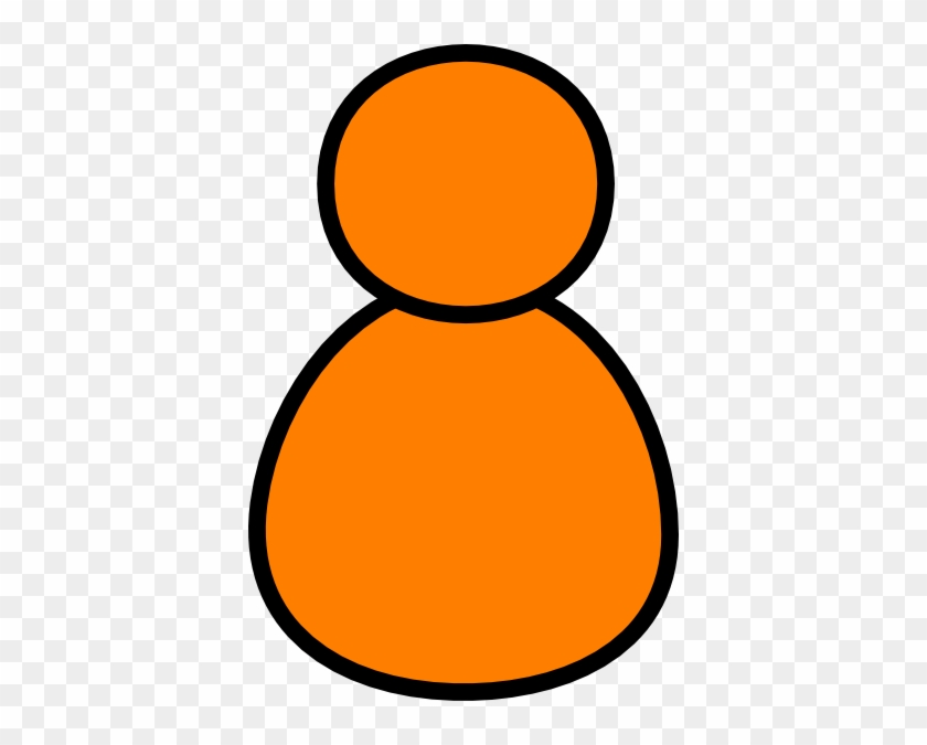 Orange User Clip Art At Clker - Clipart System User #123492