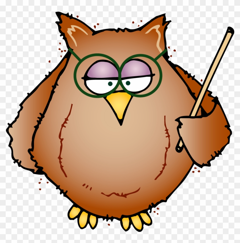 Owl Writing Clipart - Spelling Test Clip Art #123536
