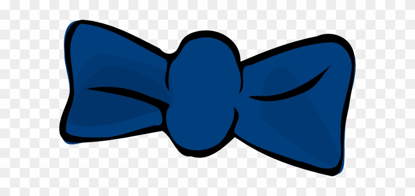 Blue Bow Clipart - Dark Blue Bowtie Clip Art #123541