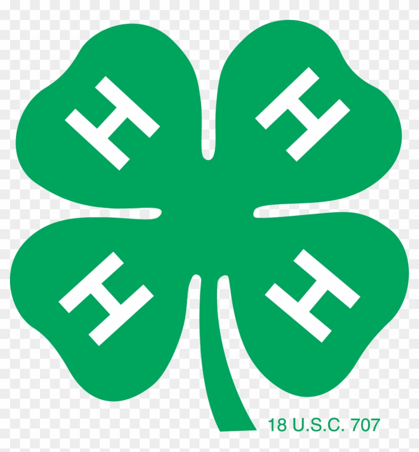 Green 4-h Clover Png - 4 H Clover Logo #123642