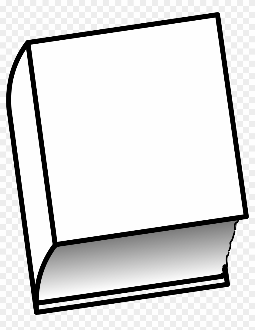 Cover Clipart Closed Book Pencil And In Color - Closed Book Clip Art Black And White #123658