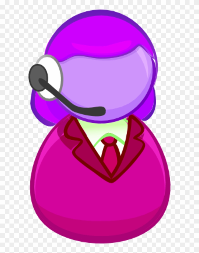 Clip Arts Related To - Call Center Icon Purple #123663