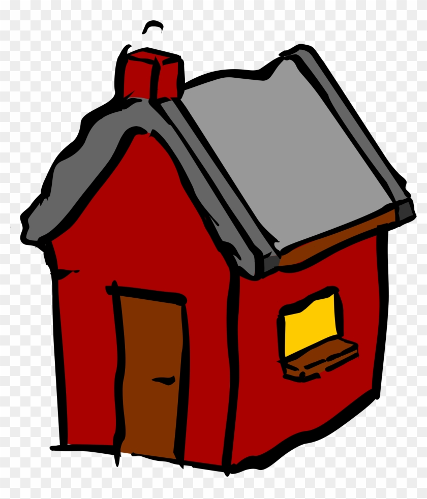 Big Image - Red Shed Clip Art #123896