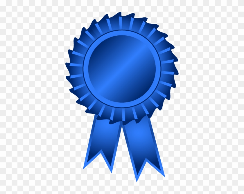 Blue Ribbon First Place Award Clip Art - Blue Award Ribbon Clip Art #124095