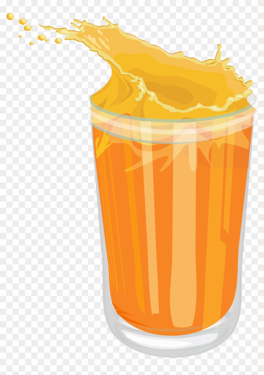 Fresh Orange Juice Png Clipart - Orange Juice Clipart Png #124438