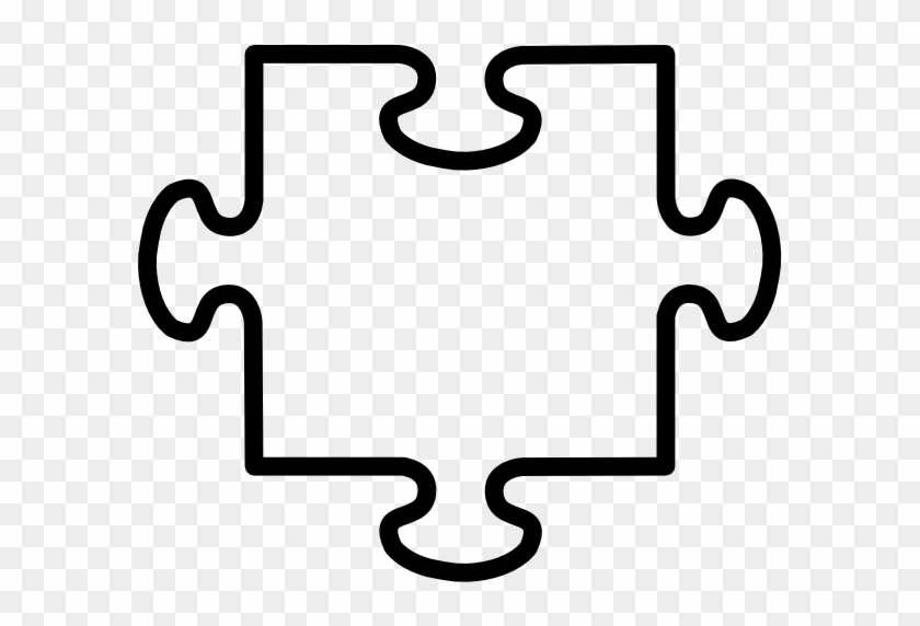 Transparent Jigsaw Clip Art At Clker Vector Clip Art - Puzzle Piece Clipart #124436