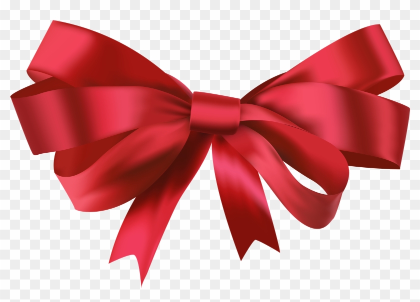 Red Bow Png Clipart - Red Bow Png #124459