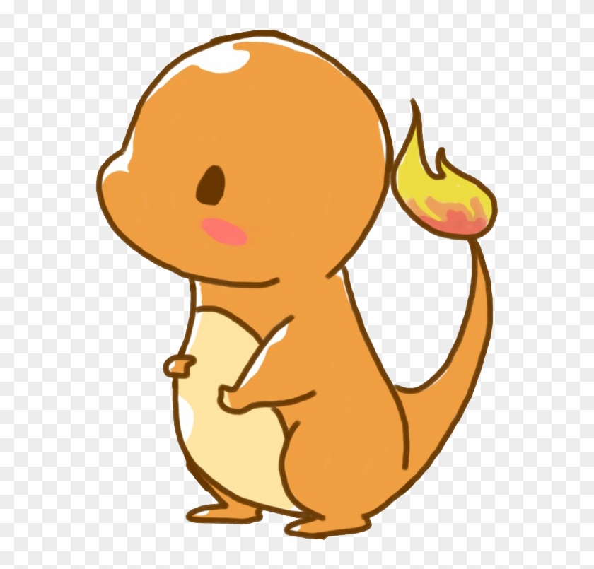 Pikachu Clipart Charmander - Pokemon Chibi Charmander #124466