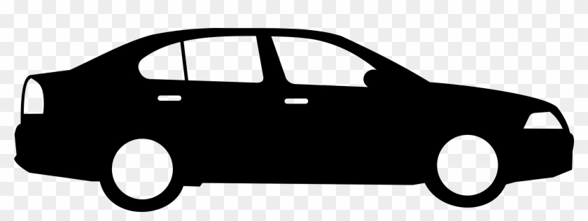 Car Vector Clipart - Black Car Clipart #124577