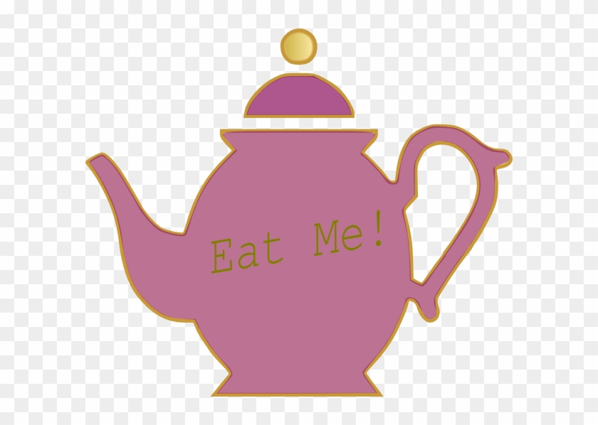 Teapot Clip Art - Alice In Wonderland Teapot Drawing #124613